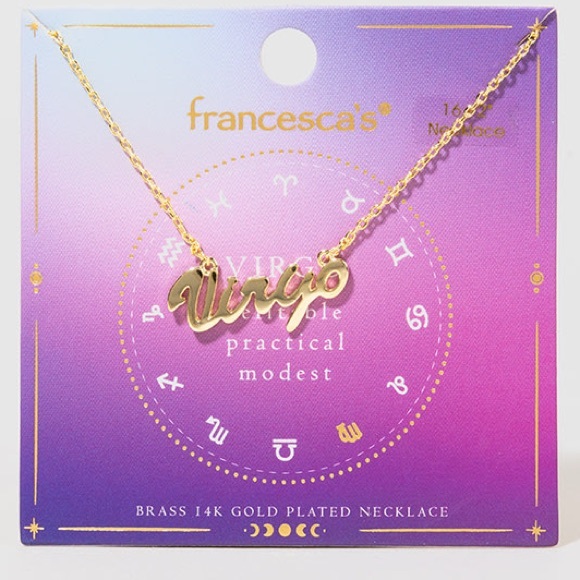 Zodiac Script necklace - Picture 7 of 12